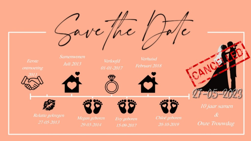 Save the date&nbsp;(cancelled)